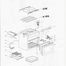 spares kit pan holder sspa 0958 fits Thetford Nelson Marine Cooker SOH 1500 SC475